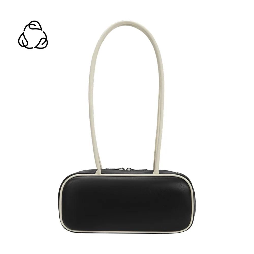 Fine Crafted Micaela Black Shoulder Bag Secure