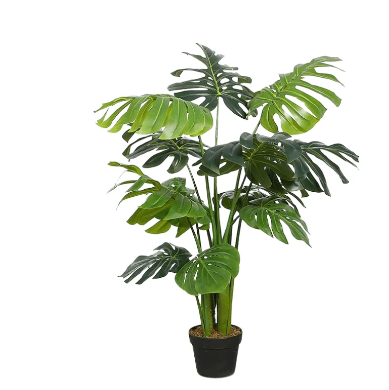 Clean Monstera Plant Faux Plant 115cm 45.3 Selected
