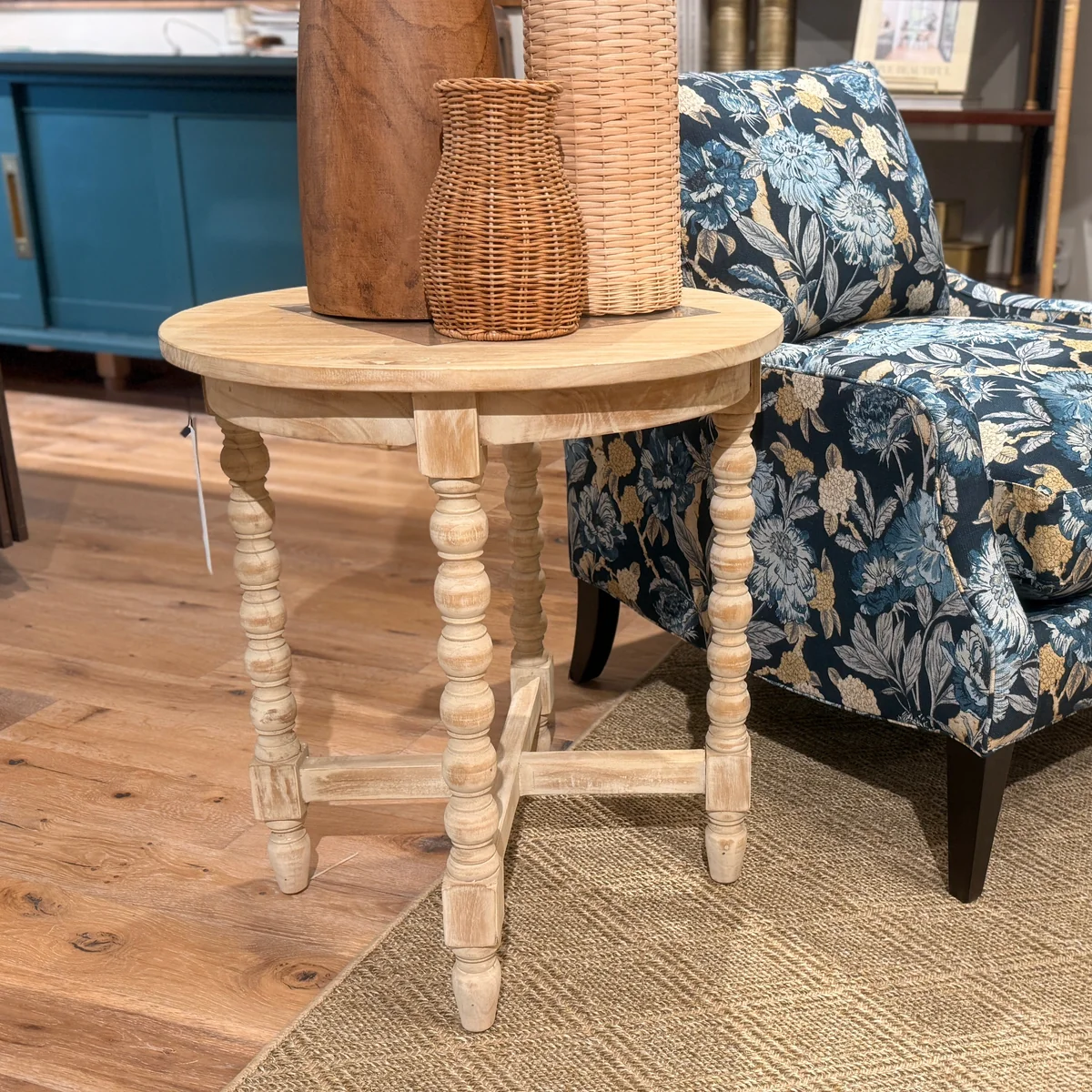 Fashionable Adair Bobbin Leg Side Table Safe