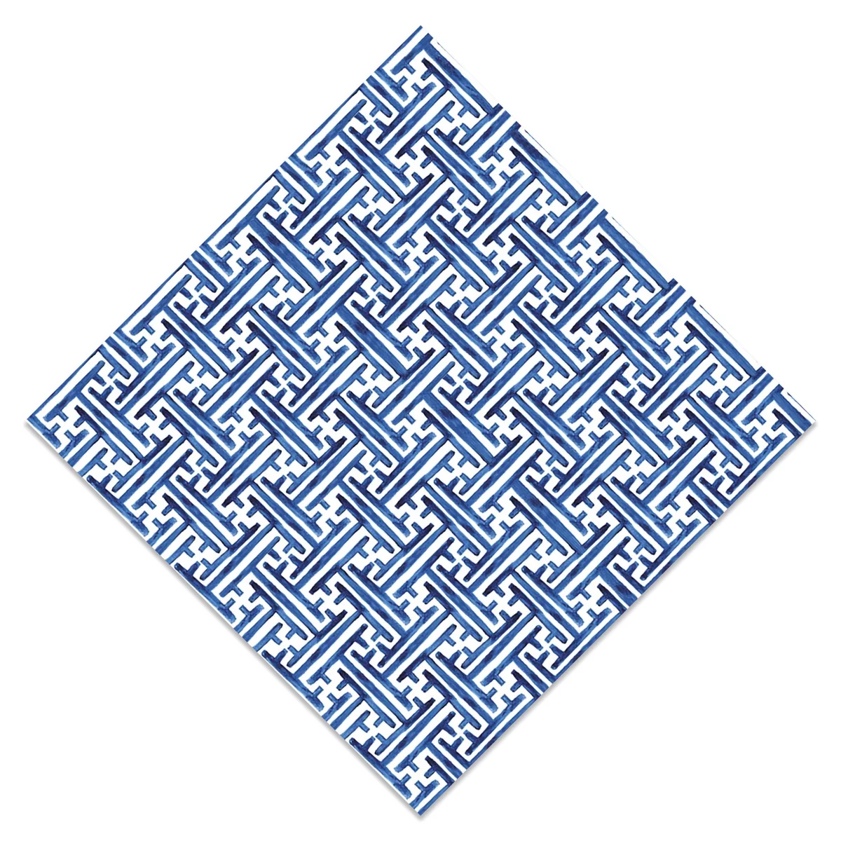 Advanced Paper Cocktail Napkins Navy Basketweave Unique