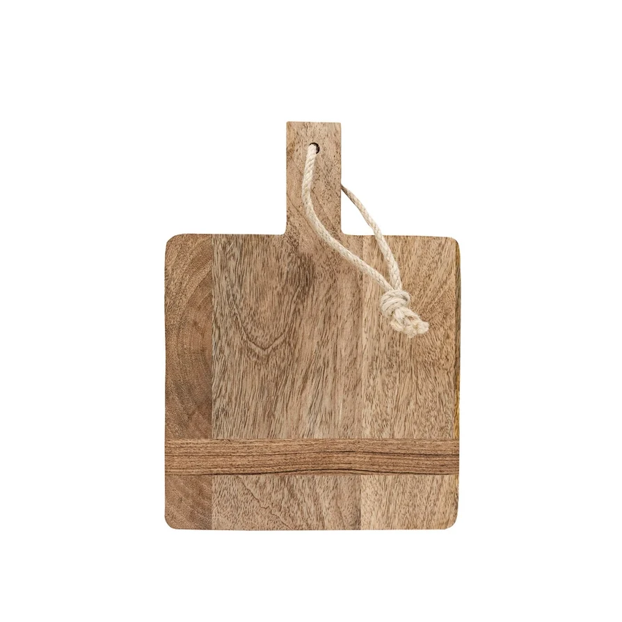 Expertly Made Kaila 11-in Wood Cutting Board Genuine