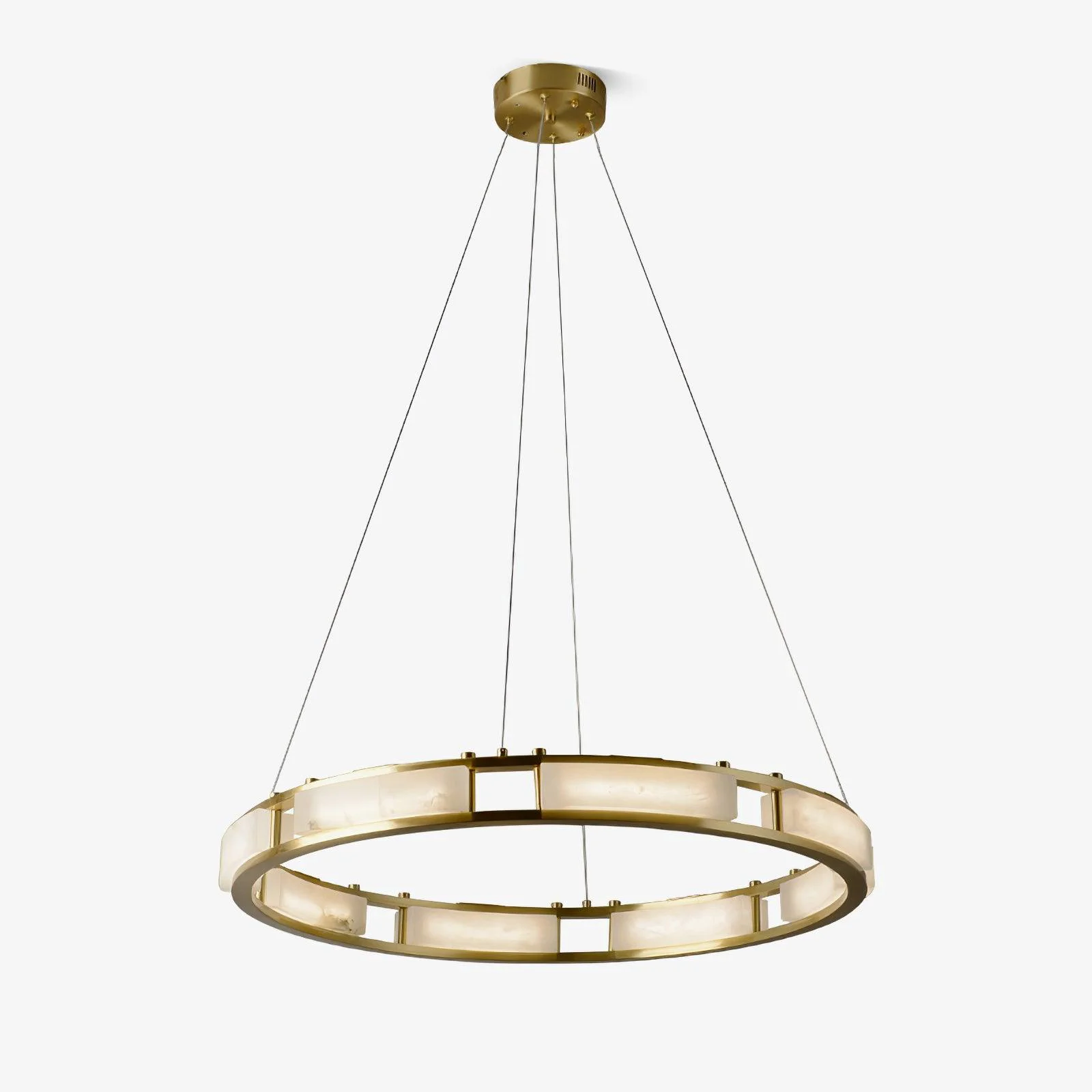 Excellent Qatar Alabaster Chandelier Artisan