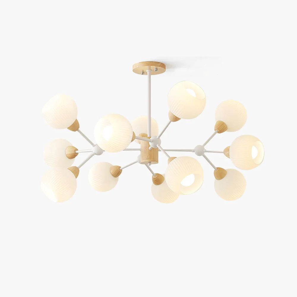 Excellent Shpehp Wood Chandelier Artisan