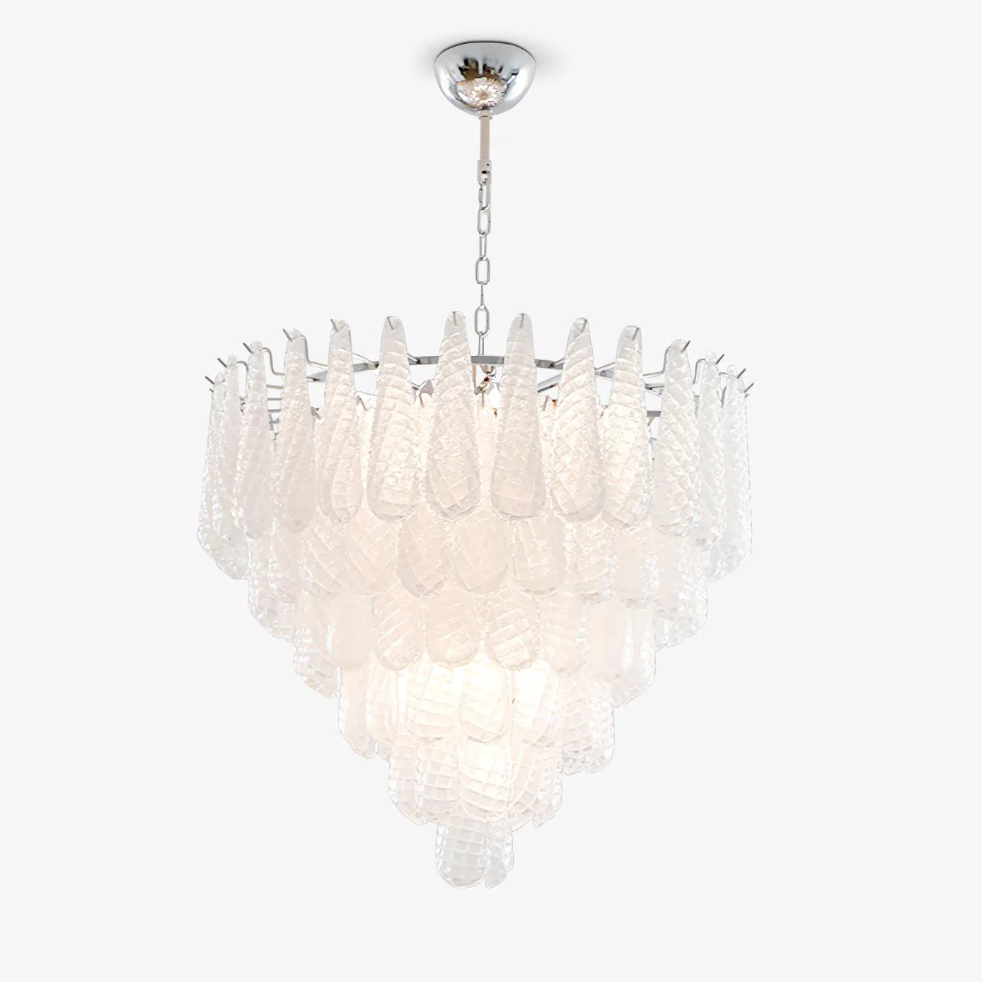 Soft Grid Glass Waterfall Chandelier Fashionable