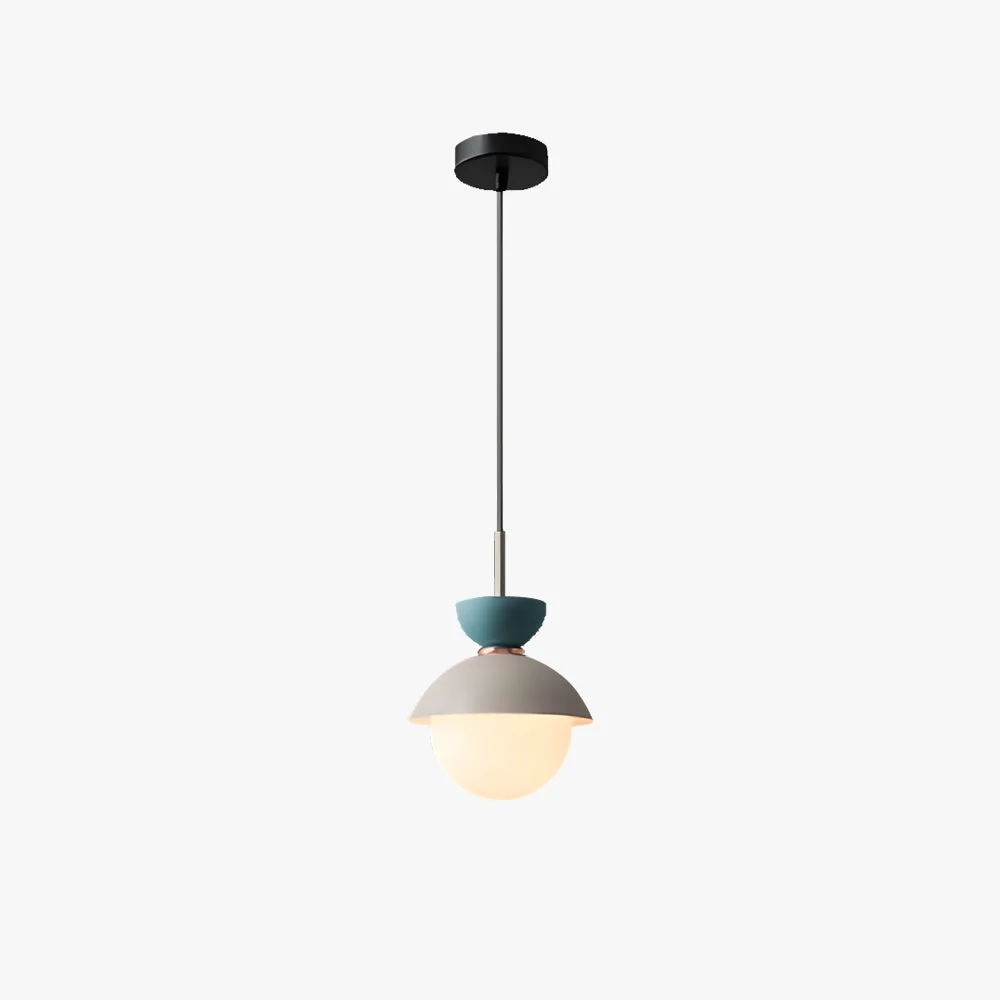 Top-Quality Cairns Nordic Metal Colorful Globe Pendant Light Bedroom Trendy
