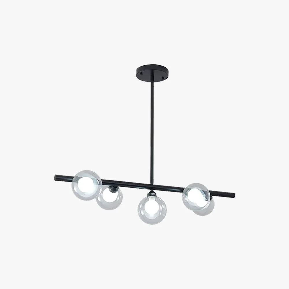 Sophisticated Valentina Nordic Linear Pendant Light Black Gold Kitchen Islands Next-Generation