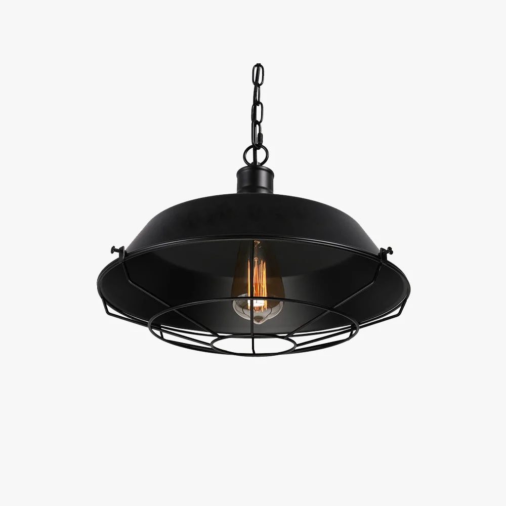 Stylish Alessio Farmhouse Swag Barn Pendant Light Black Quality