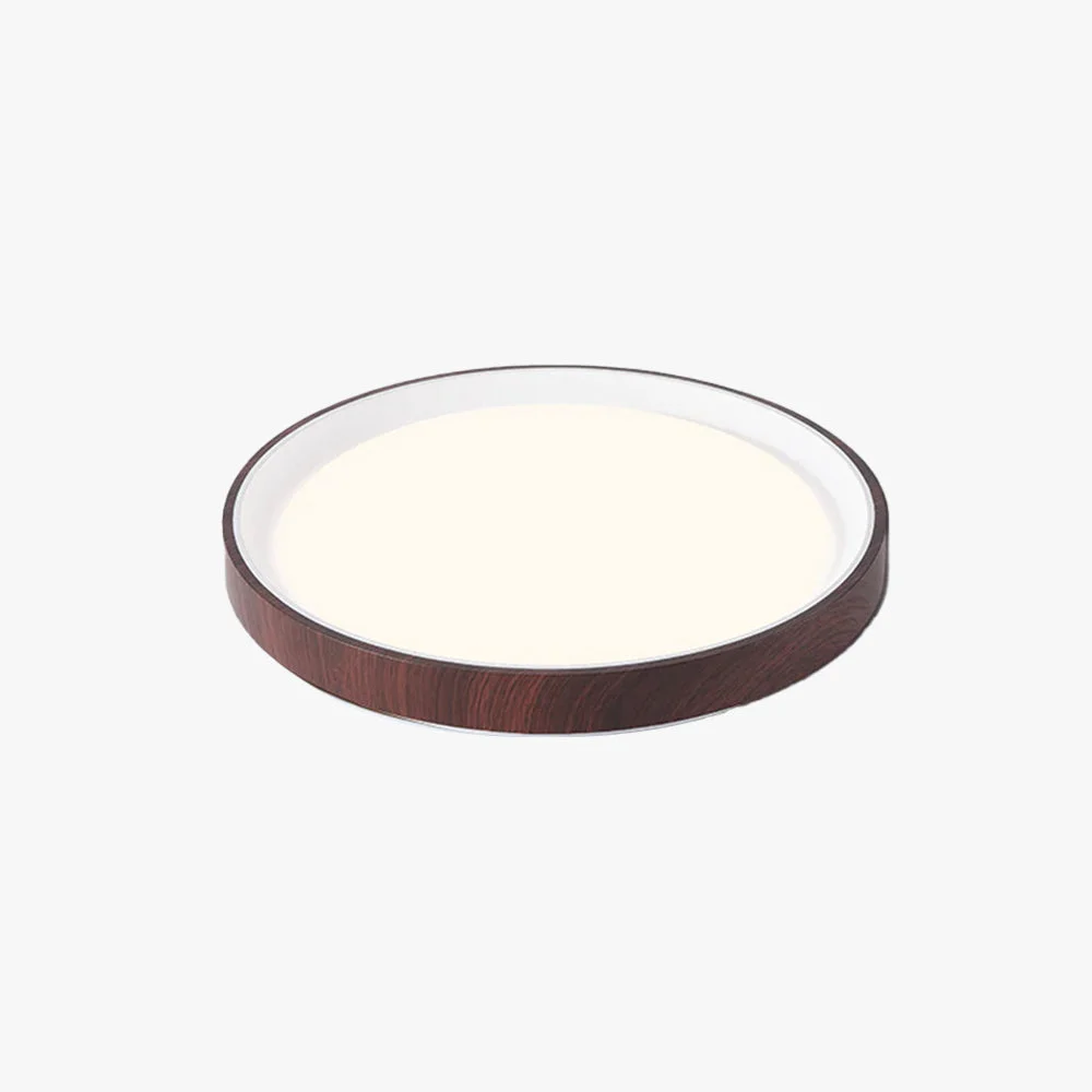 Specialty Quinn Modern LED Flush Mount Lighting White Wood Acrylic Kitchen Innovative