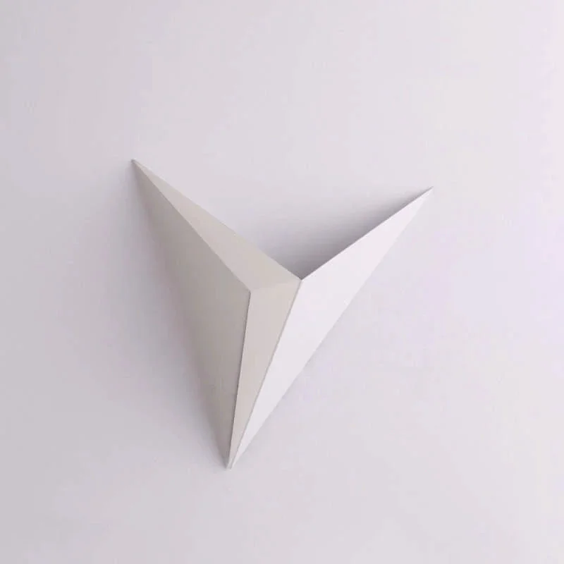 Excellent Orr Metal Modern LED Wall lamps for Bedroom Triangle Innovative