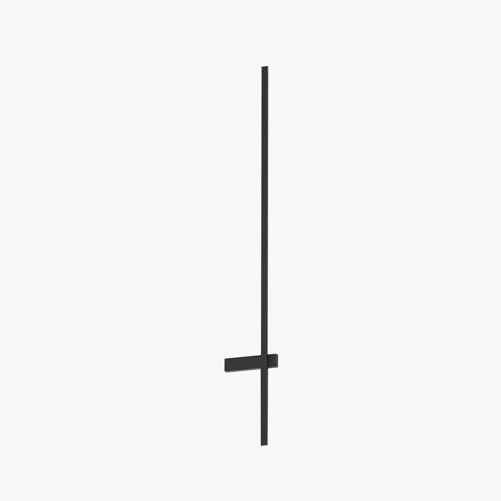 Environmentally Friendly Edge Minimalist Duo-Linear Metal Outdoor Wall Lamp Black Fashionable