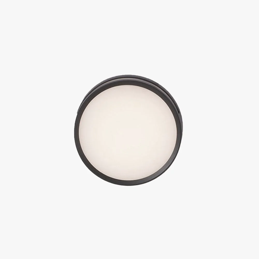 Fine Crafted Orr Modern Round Metal Acrylic Outdoor Waterproof Wall Lamp Black Top-Quality