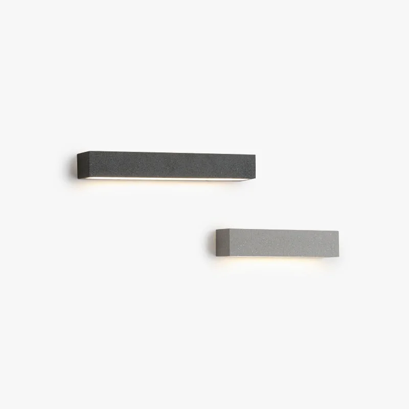 Modern Edge LED Outdoor Wall Lamp Black White 9.5 15 Crafted