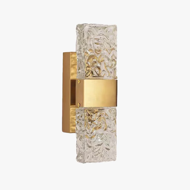 Smart Kajetan Modern Rectangular Metal Wall Lamp Gold Breathable