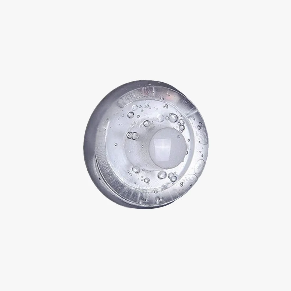 High-Performance Valentina Waterproof Semi-circular Glass Outdoor Wall Lamp Transparent Reusable