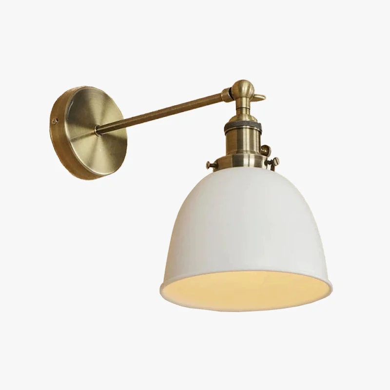 Advanced Brady Hanging Wall Lamp Retro Vintage Metal LED Black White Gray Bedroom Premium Material