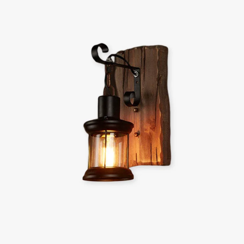 Superior Alessio Vintage Lantern Metal Wall Lamp Black Bronze Fashionable