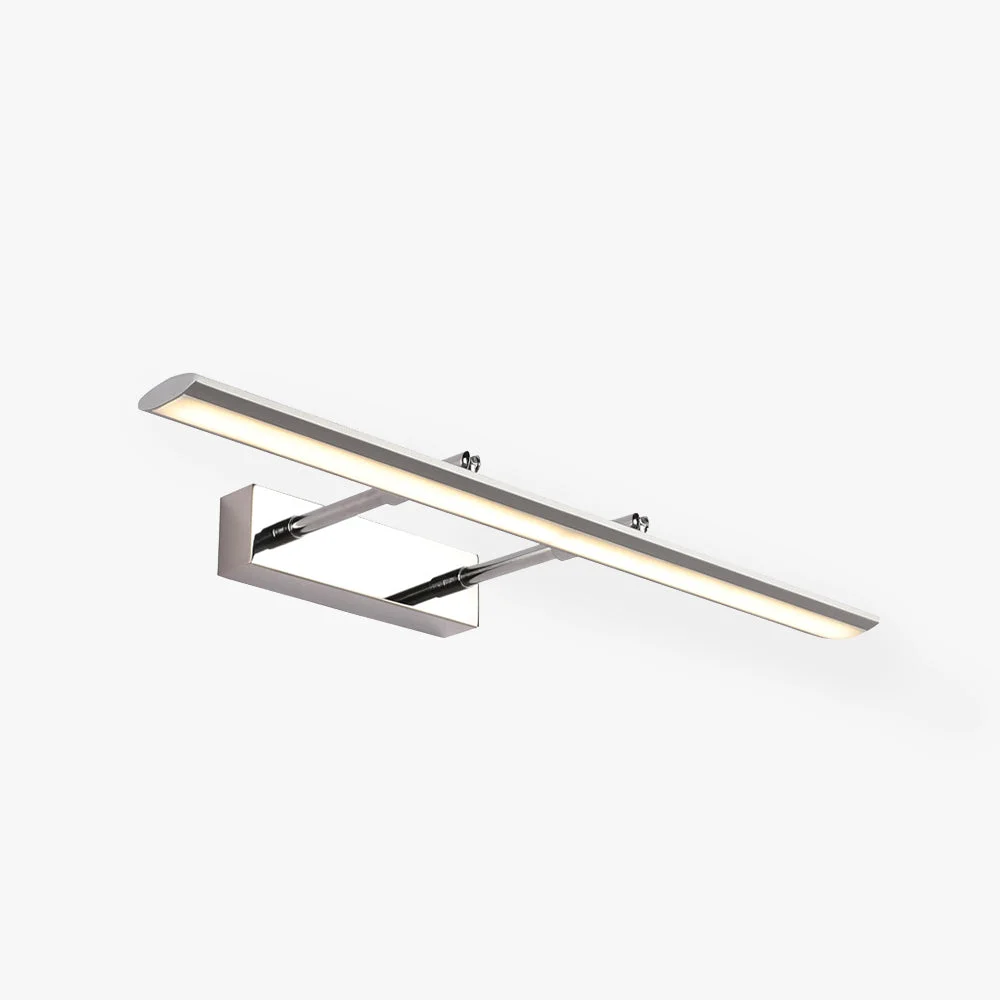 High-End Leigh Modern Rectangular Wall Lamp Black Silver World-Class