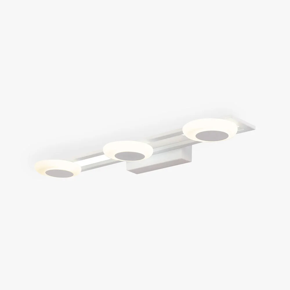 Convenient Leigh Modern Square Metal Acrylic Wall Lamp White Bathroom Trendy