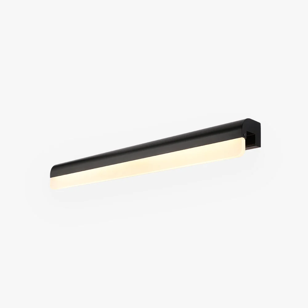 Quality Edge Minimalist Mirror Front Vanity Wall Lamp Black White Reliable