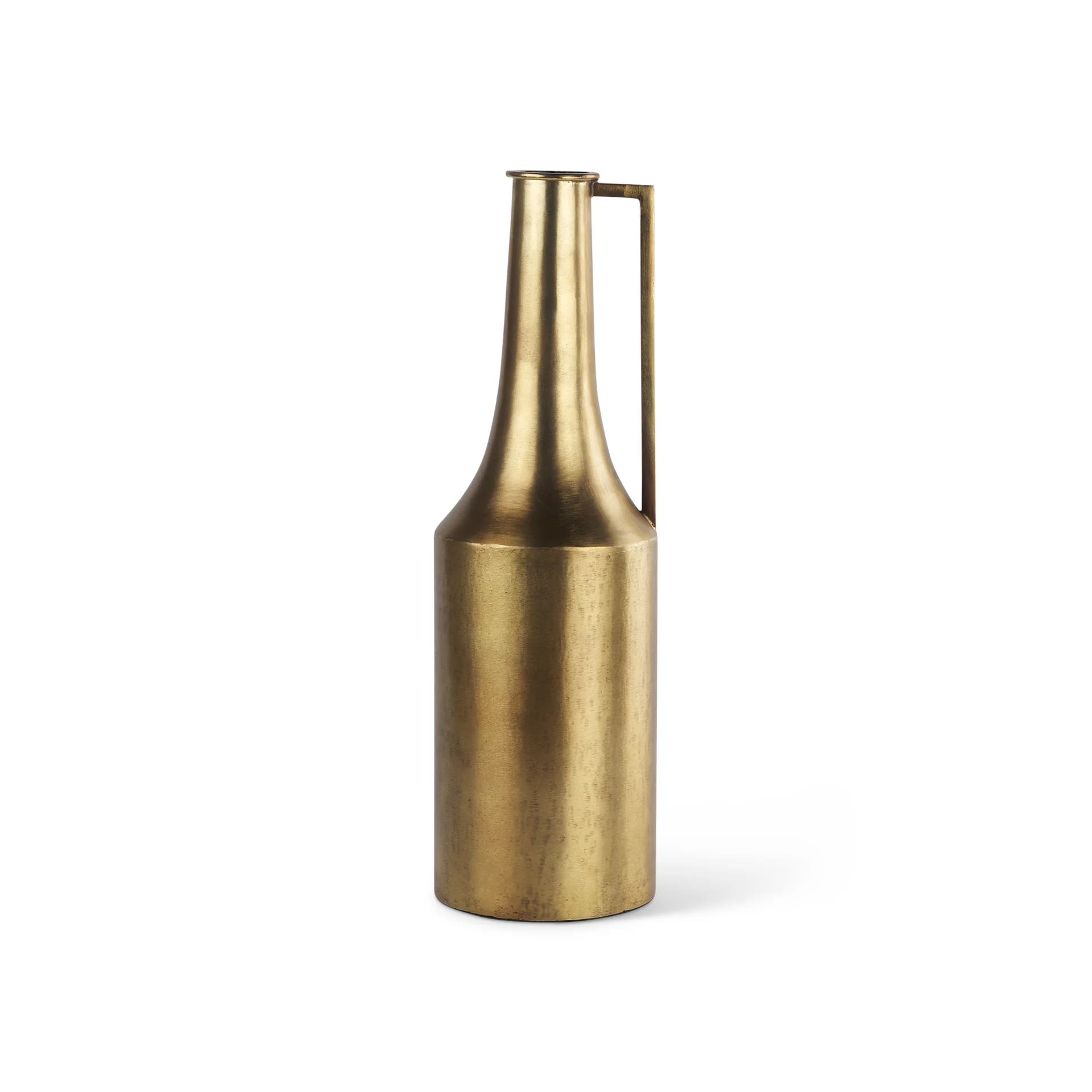 Sustainable Aubrey Medium 18.0H Gold Iron Jug Vase Stylish