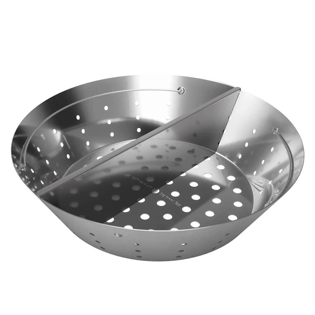 Stylish Big Green Egg Stainless Steel Fire Bowl for 2XL Casual
