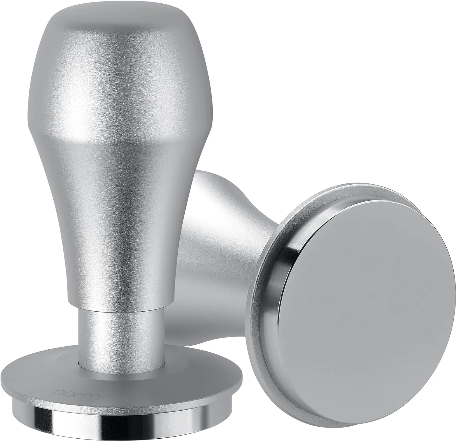 World-Class Normcore Spring-loaded Tamper – Flat Base V4.1 Silver 45.5mm Flat Base Premium