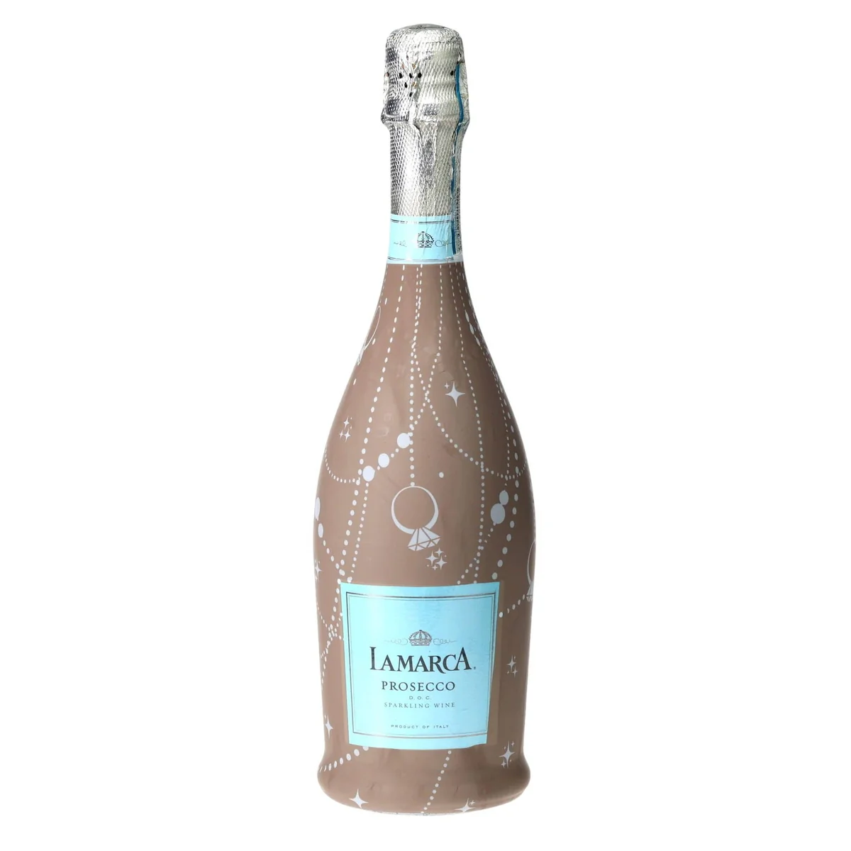 Stylish Taupe Pearls Prosecco Prosecco Bottle Wrap Breathable