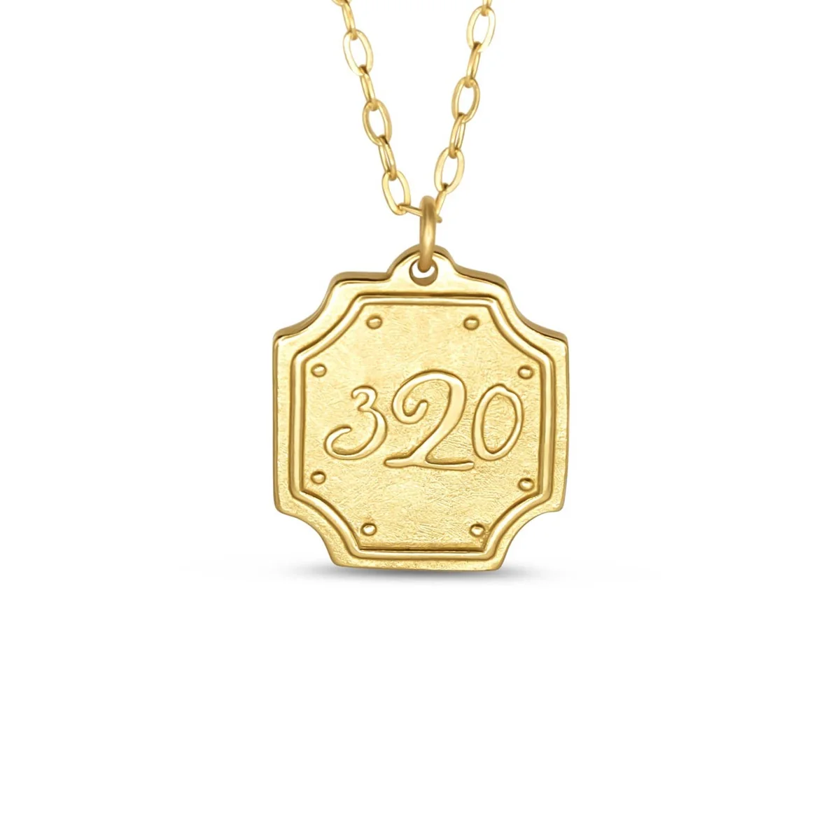 Next-Generation Now All Glory to God Pendant Gold Ephesians 3 20 Verse Necklace Recyclable