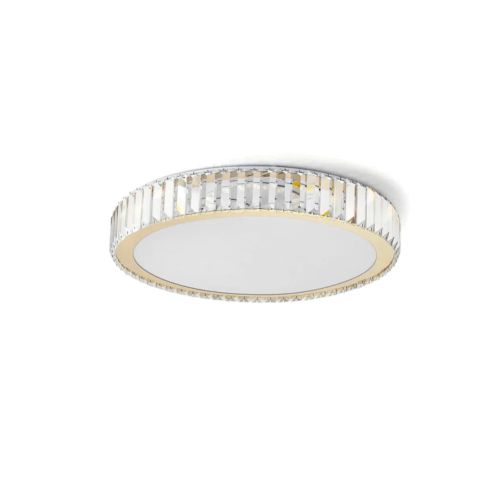 Sophisticated Round Crystal Ceiling Lamp Functional