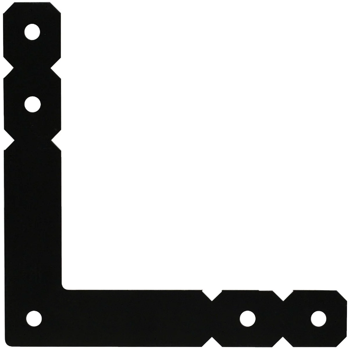 High-End Simpson Strong-Tie 2 in. x 12 in. x 12 in. Steel 12 Gauge L Strap Tie Flexible