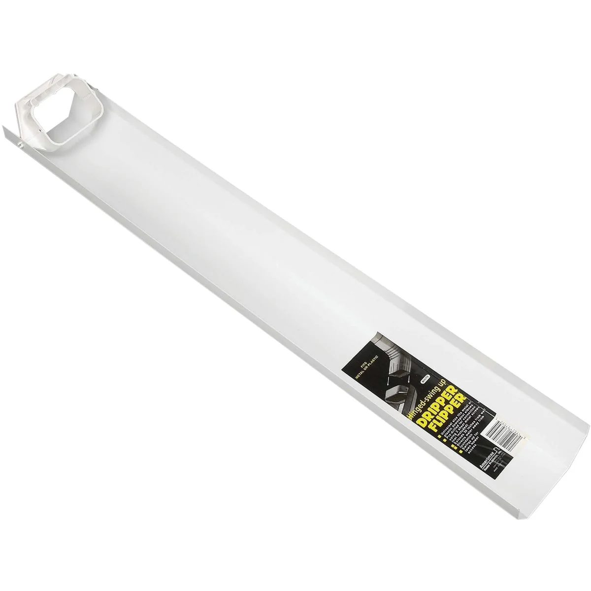 Long-Lasting Amerimax 2 In. x 3 In. White Vinyl Dripper Flipper Splash Block Flexible