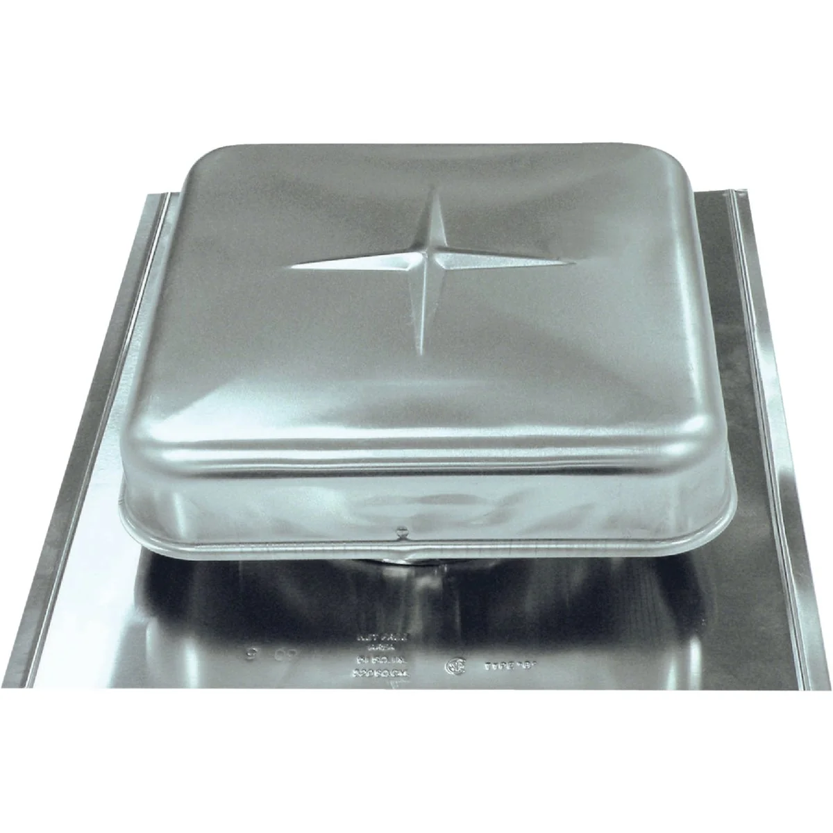 Dependable Airhawk 50 In. Mill Galvanized Steel Square Roof Vent Trusted