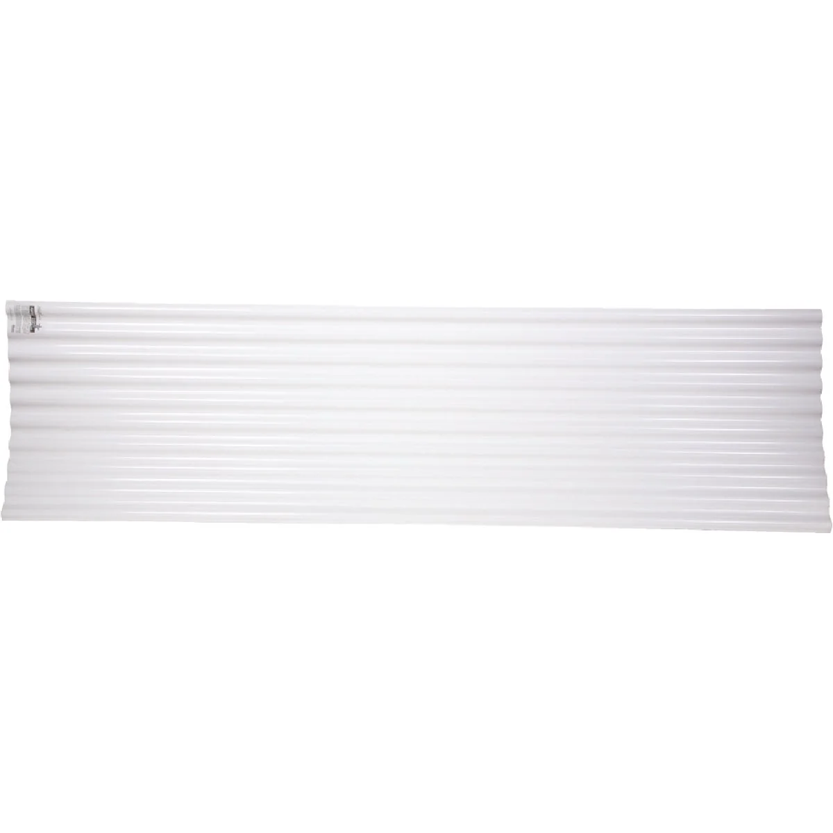 Fashionable Tuftex Seacoaster 26 In. x 12 Ft. Opaque White Round Wave Vinyl Corrugated Panels First-Class