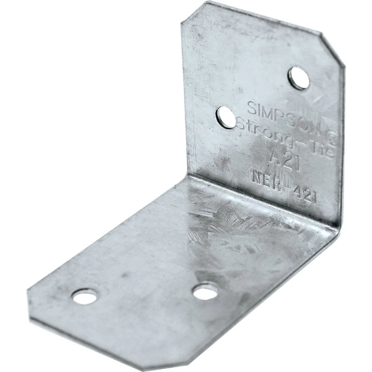 Fast Simpson Strong-Tie 2 In. x 1-1 2 In. x 1-3 8 In. Galvanized Steel 18 ga Reinforcing Angle Stylish