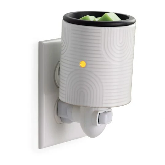 Eco-Friendly Arch Deco Flip Dish Pluggable Fragrance Warmer with silicone dish Effective