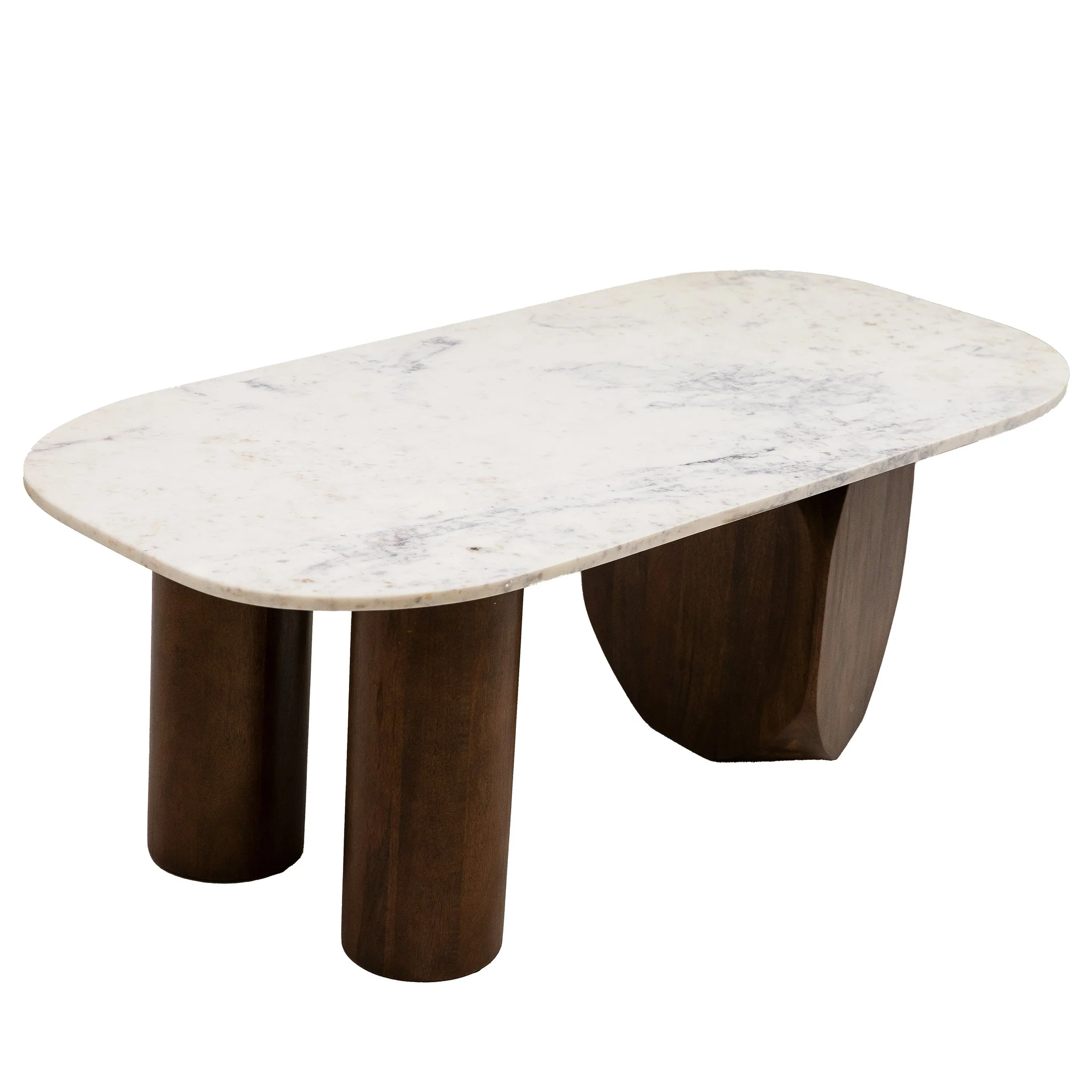 Relaxed Abelone Coffee Table with Marble Top Original