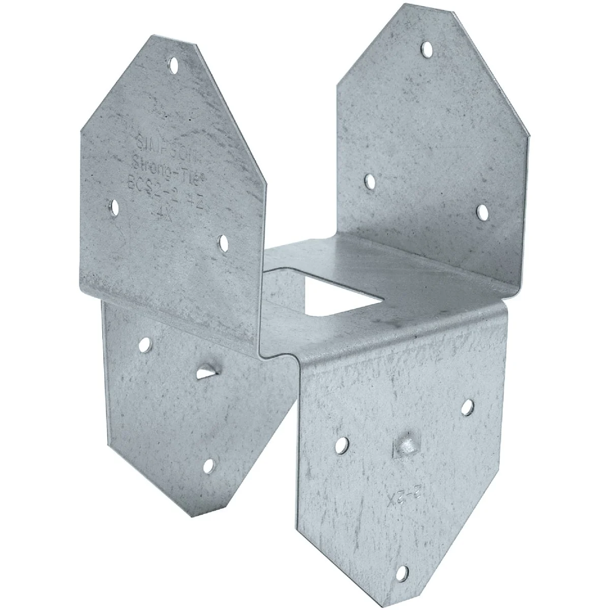 Natural Simpson Strong-Tie 18 ga Z-Max BCS Post Cap Base Fine