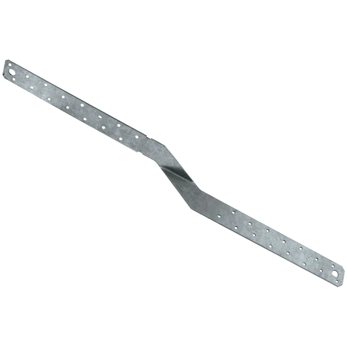 Practical Simpson Strong-Tie 1-1 4 in. W x 20 in. L Galvanized Steel 16 Gauge Twist Strap Breathable