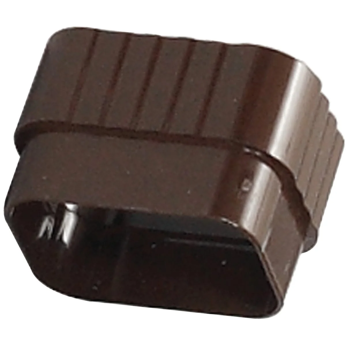 Healthy Amerimax 2 In. x 3 In. Traditional K-Style Brown Vinyl Downspout Connector Consistent