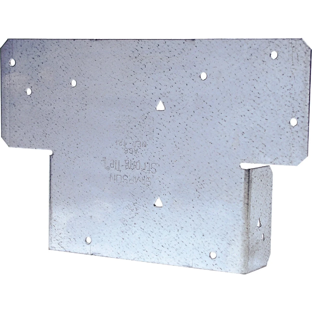 Premium Material Simpson Strong-Tie 6 In. x 6 In. 18 ga Galvanized Post Cap Detailed