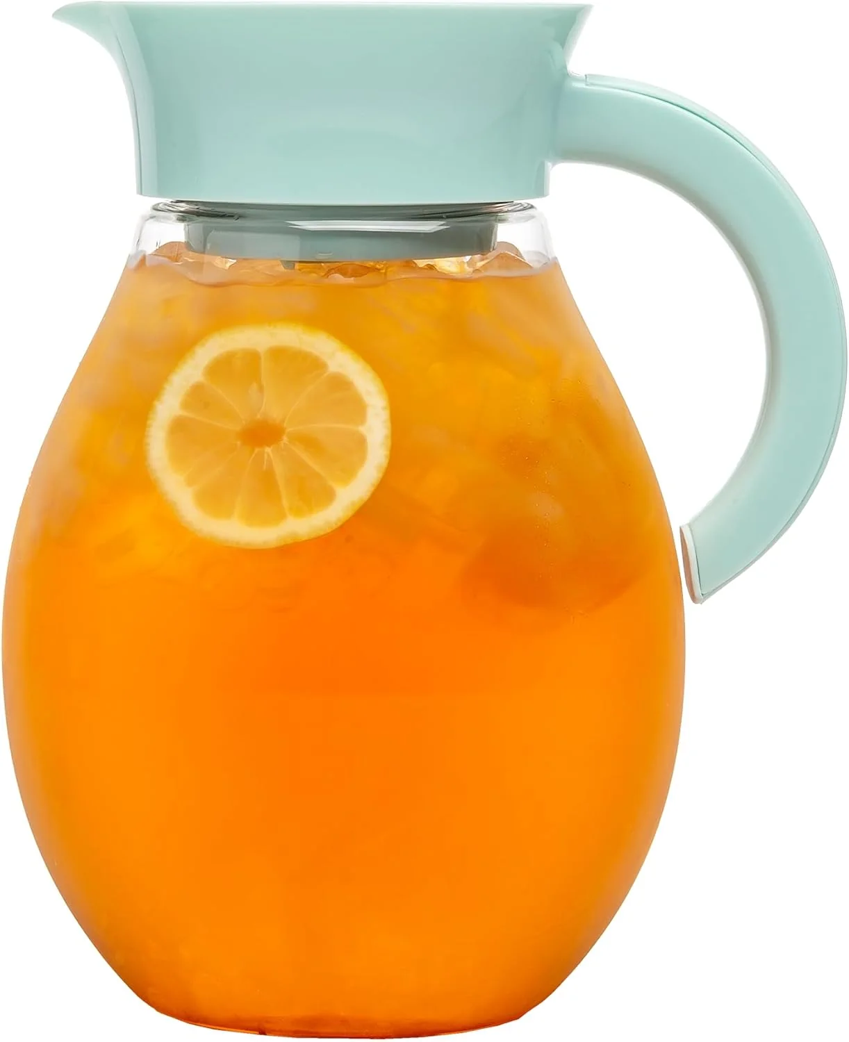 Green Primula The Big Iced Tea Maker and Infuser Plastic Beverage Pitcher with Leak Proof Airtight Lid Fine Mesh Reusable Filter Made without BPA Healthy