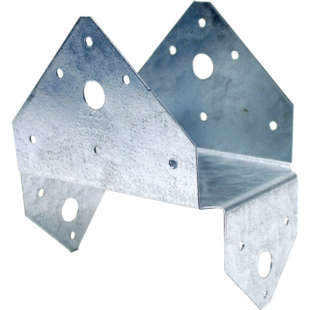 Lightweight Simpson Strong-Tie 4 In. x 6 In. 18 ga Galvanized BC Post Cap Base Fine Crafted