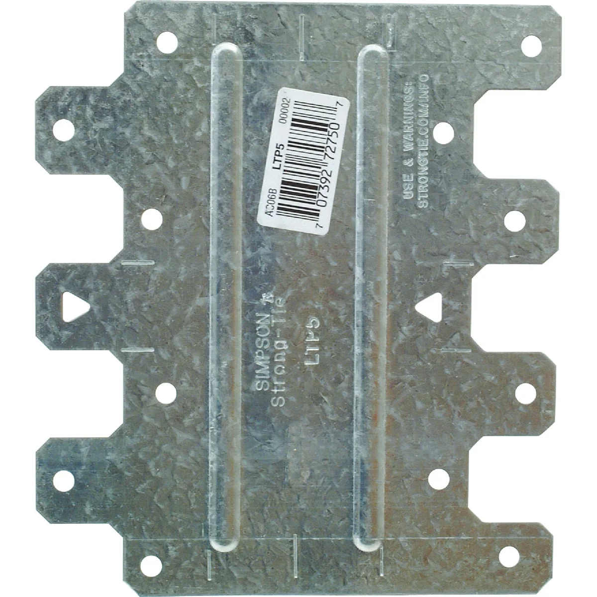 Consistent Simpson Strong-Tie 4-1 2 in. W. x 5-1 8 in. L. Galvanized Steel 20 Gauge Tie Plate First-Class