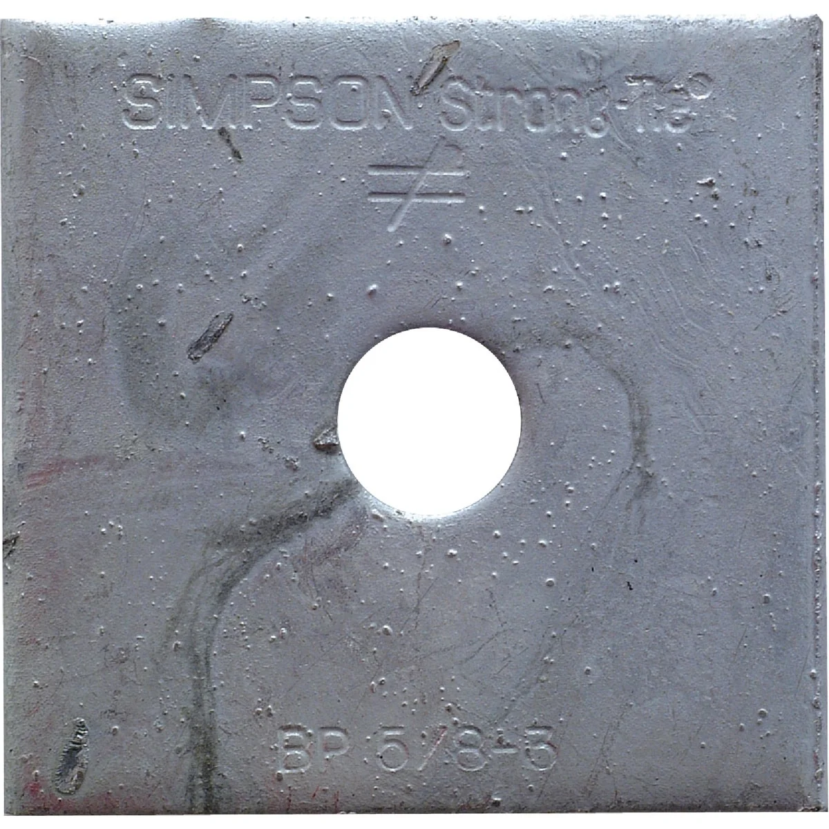 Comfortable Simpson Strong-Tie 5 8 in. x 3 in. Steel Uncoated Bearing Plate Flexible