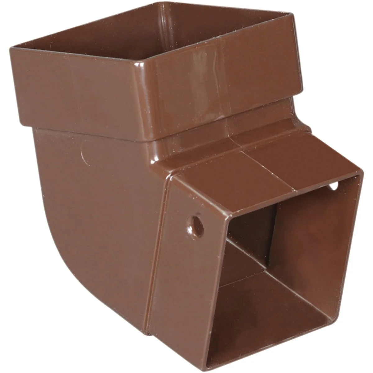 Original Amerimax 2 In. Contemporary Square Brown Vinyl Elbow Carefully Designed