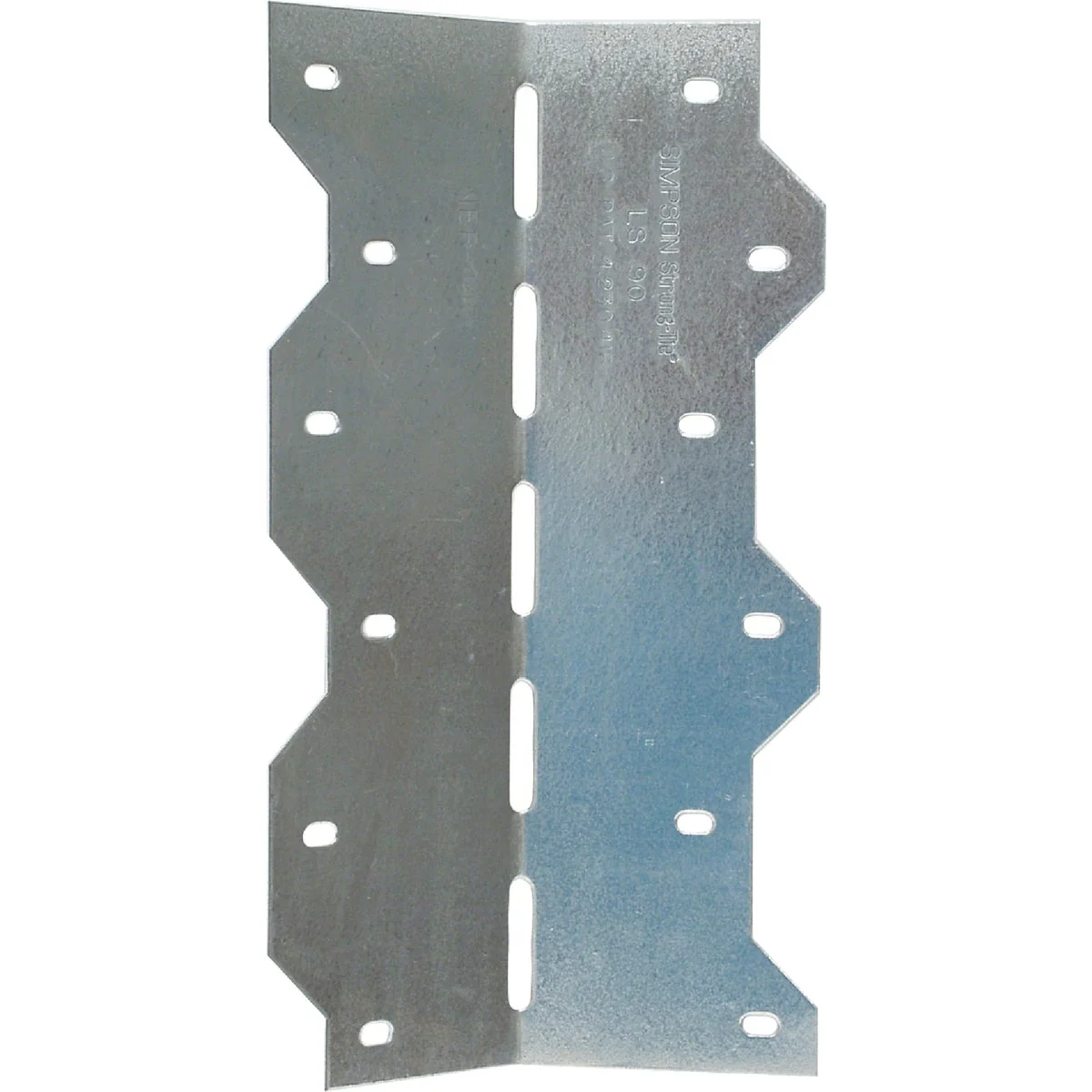 Recyclable Simpson Strong-Tie Galvanized Steel 7-7 8 In. 18 ga Adjustable Framing L-Angle Exceptional