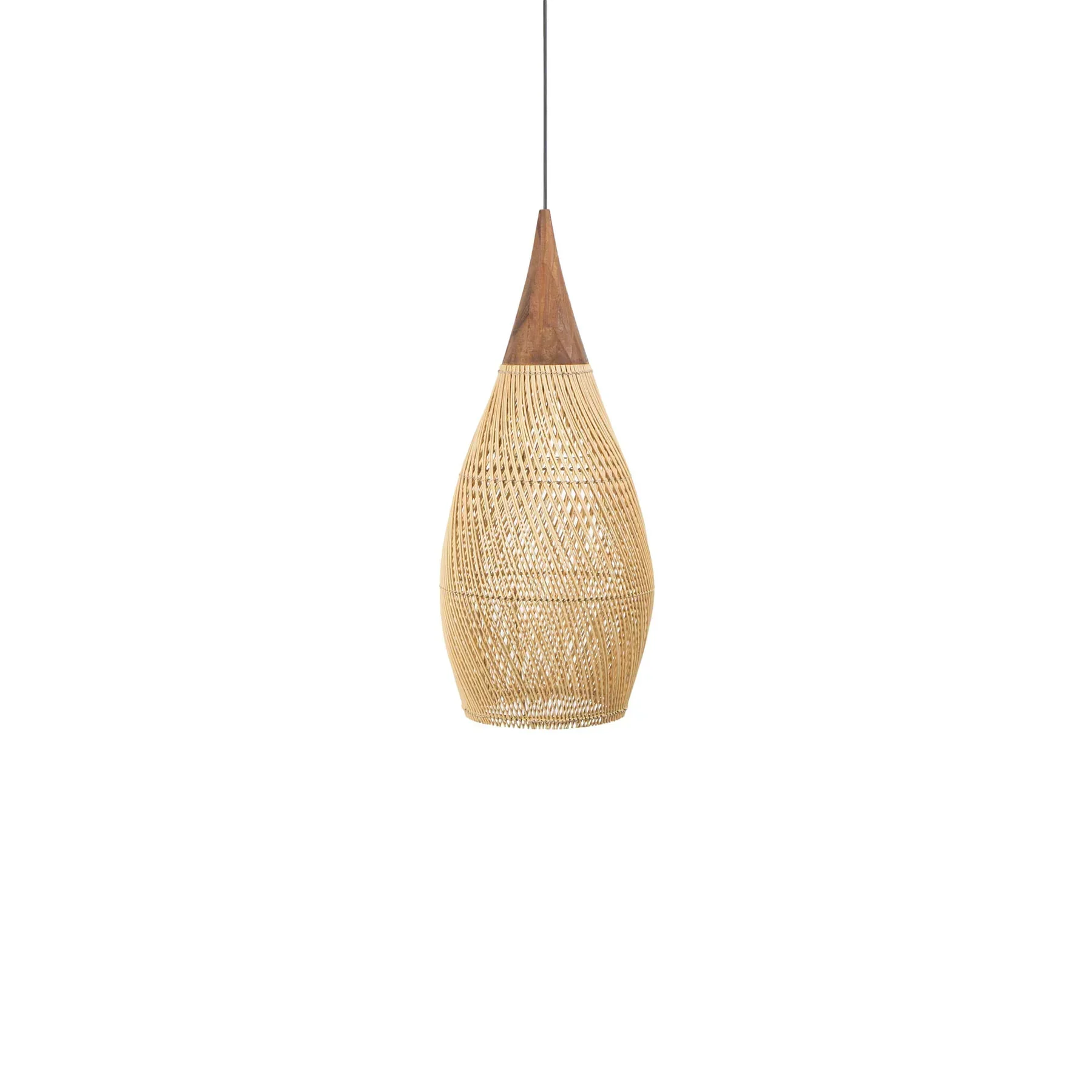 Contemporary D-Bodhi Horn Pendant Large – Natural Selected