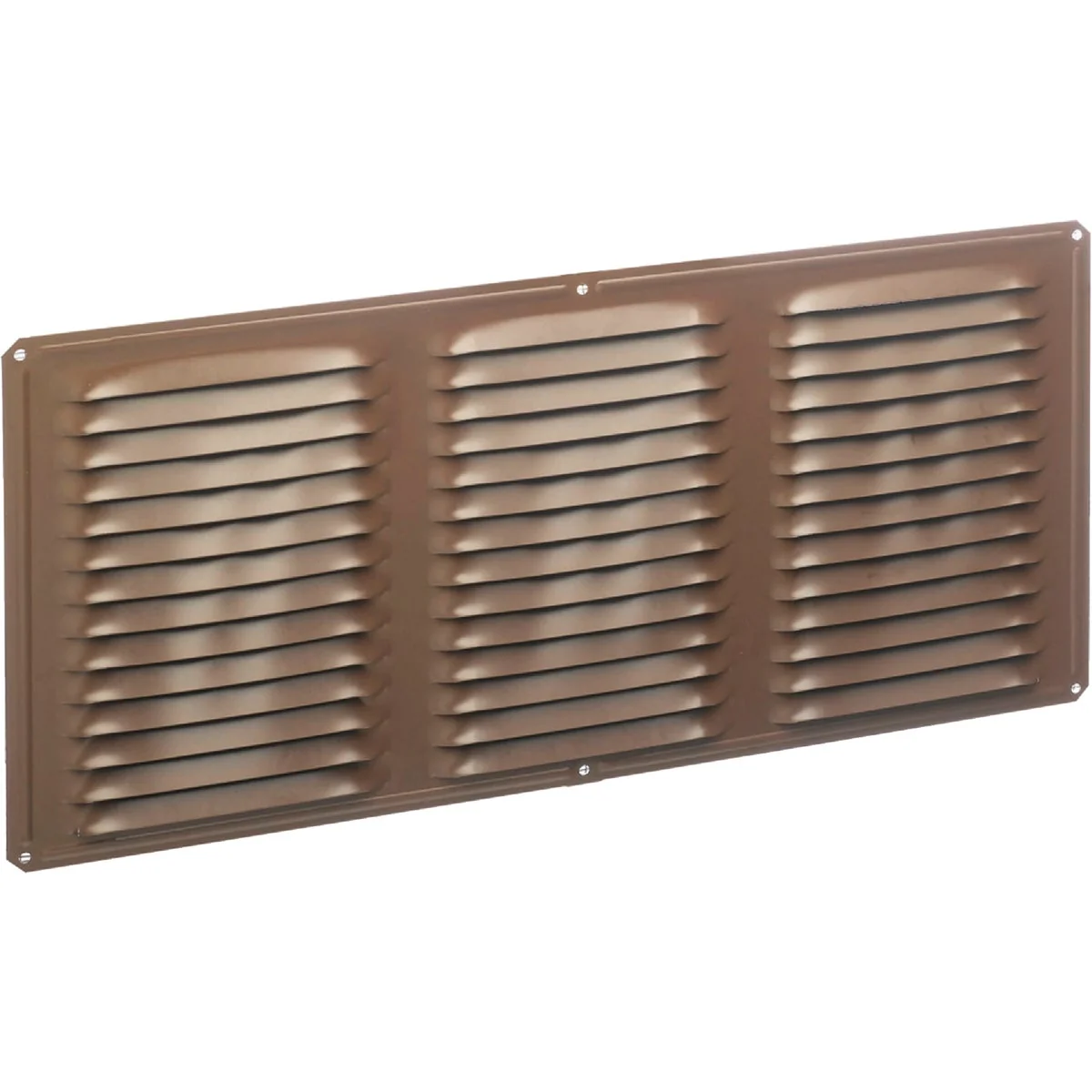 Versatile Air Vent 16 In. x 6 In. Brown Aluminum Under Eave Vent Unique
