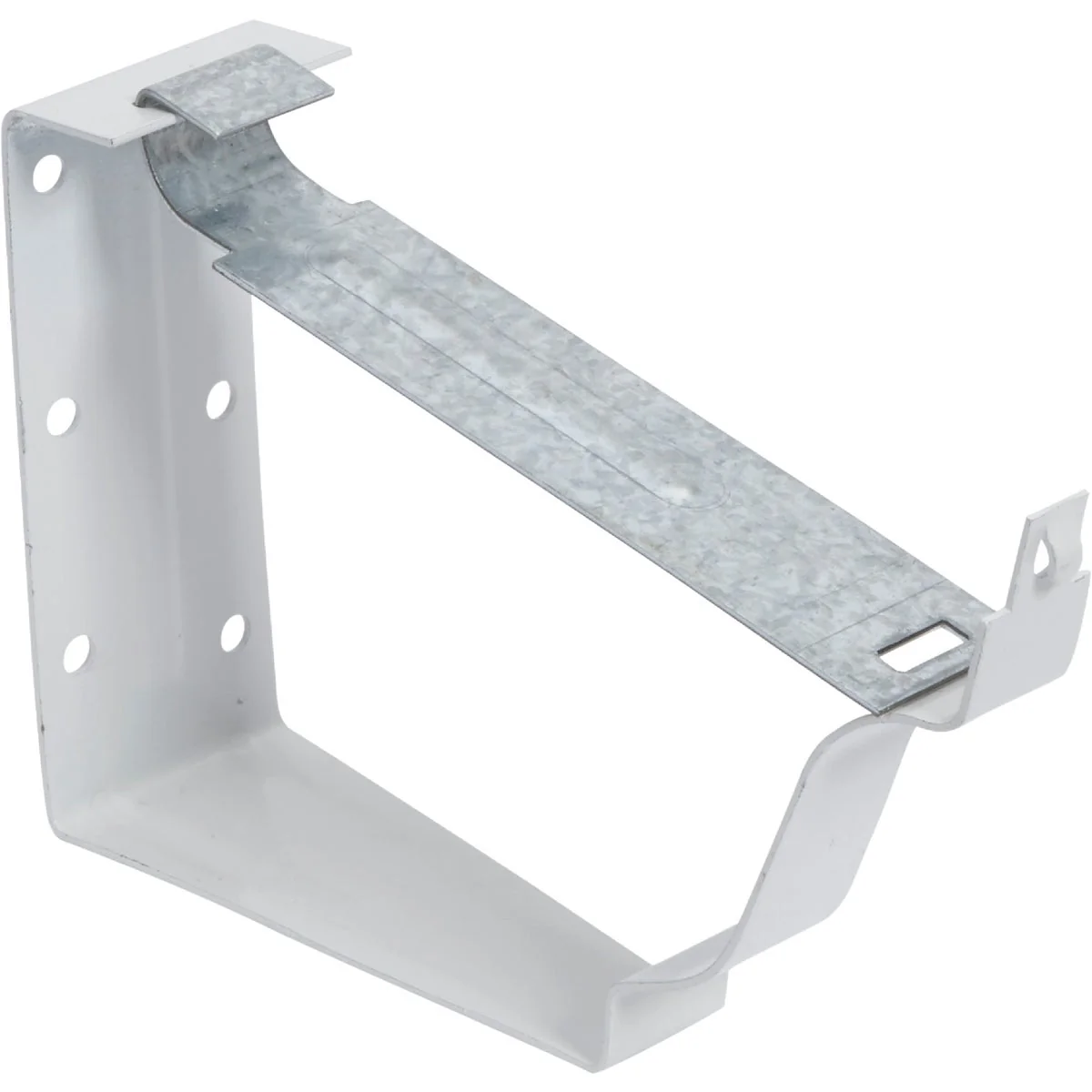 Soft Amerimax K Style Galvanized White Snap-Lok Gutter Hanger Bracket Trendy