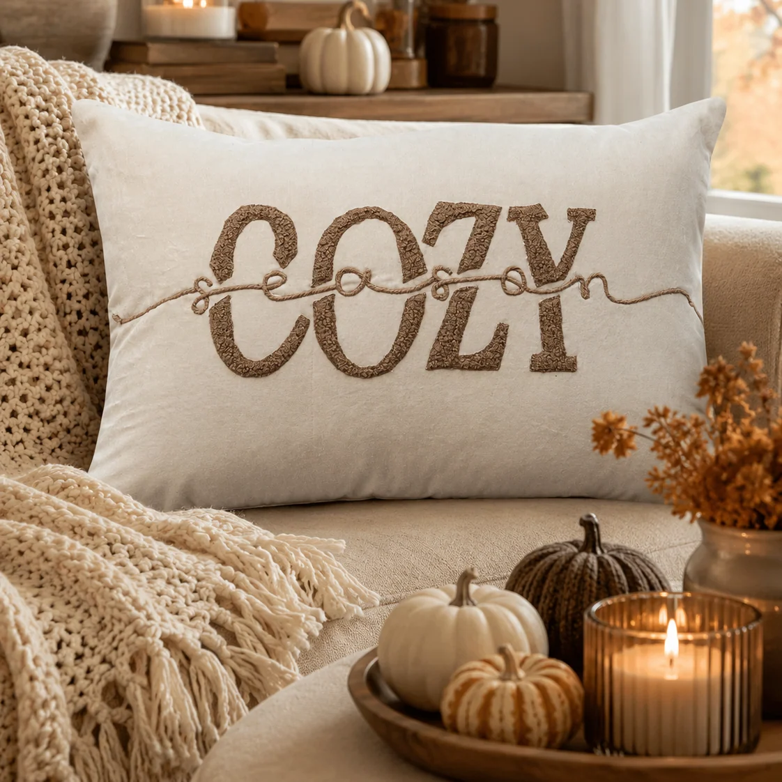 Fast Cozy Season Tufted Lumbar Pillow 24 Versatile